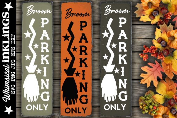 Broom Parking Only Vertical Embroidery Review