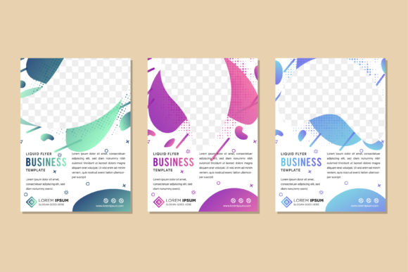 Business Liquid Flyer Bubble Pastel Vert Review