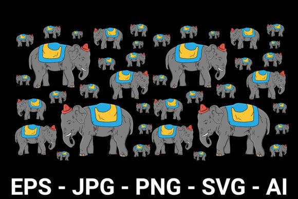 Cute Gray Elephant Wearing a Circus Hat Review