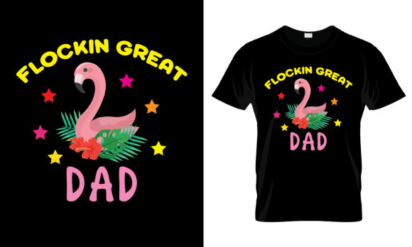 Flockin Great Dad T-Shirt: A Designer's Review