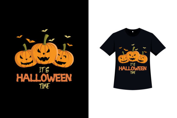 Halloween Pumpkin T-shirt Vector Design Review