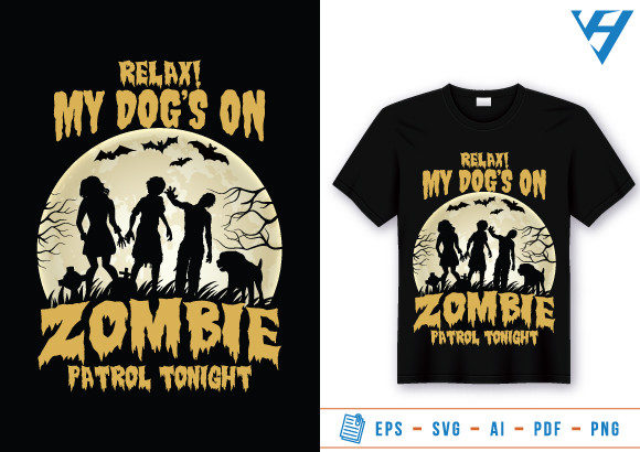 Halloween Zombie T-shirt Design Review