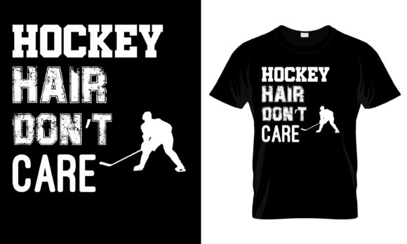 Hockey Hair Don't Care T-Shirt Review