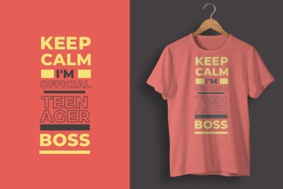 Keep Calm I'm Official Teenager Boss Review