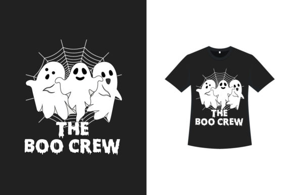 Scary White Ghost Vector Design T-shirt Review