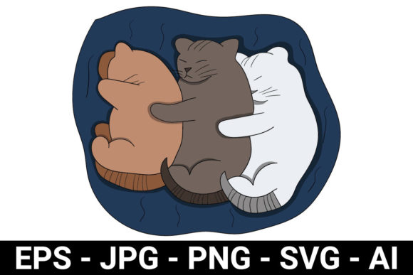 Three Sleeping Cute Kitten: A Designer Review